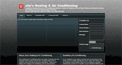 Desktop Screenshot of jimsheatingandairconditioning.com